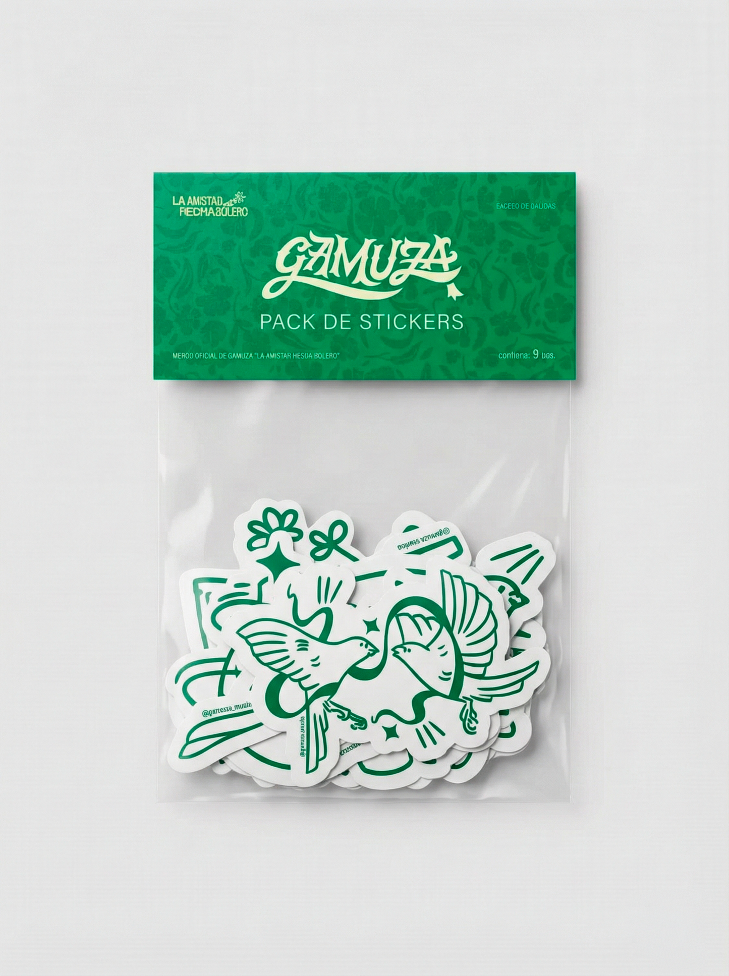 Pack de Stickers Gamuza – La Amistad Hecha Bolero